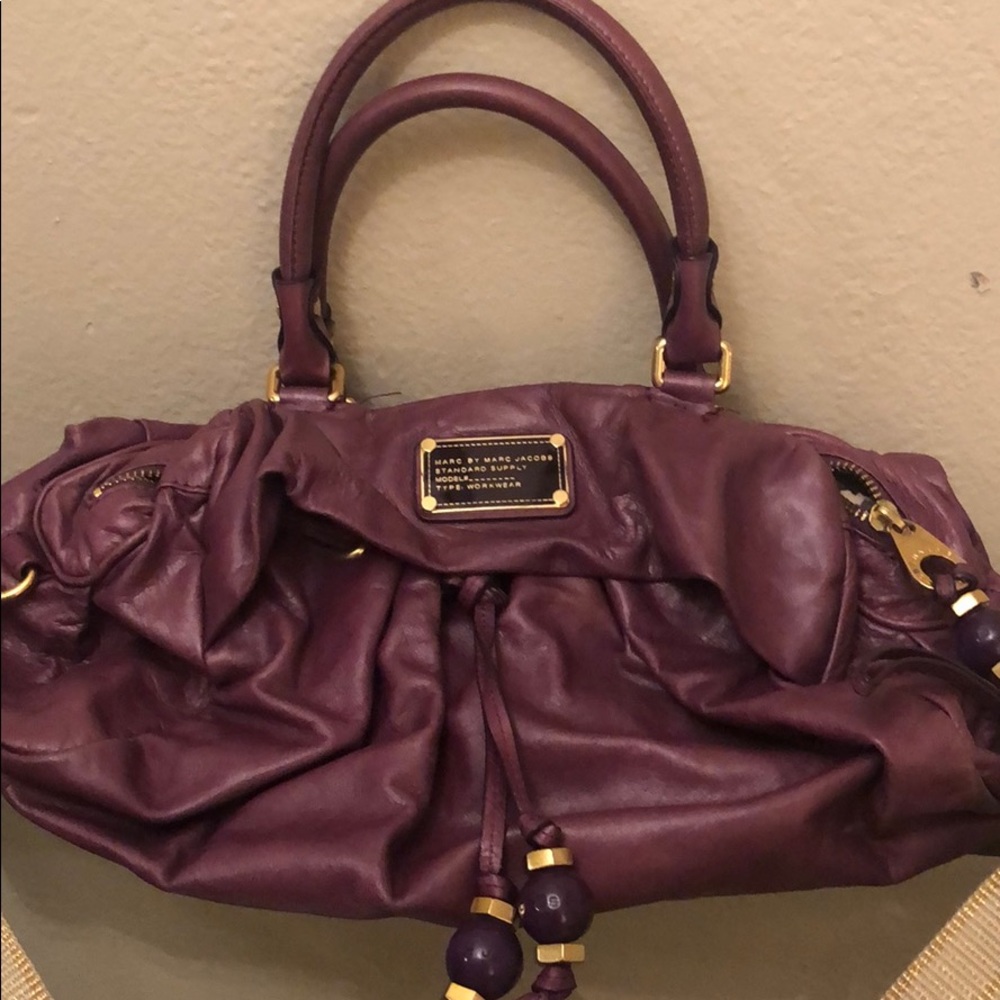 Used Purple Marc by Marc Jacobs Top Handle Bag